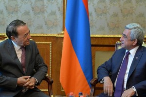 Սերժ Սարգսյանն այսօր ընդունել է Սոցինտերնի Գլխավոր քարտուղարին