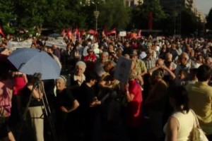 Стартовало шествие против подорожания электроэнергии (прямой репортаж)