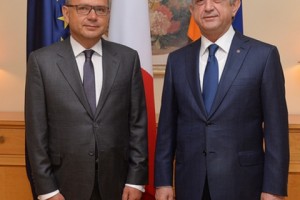 Armenian President Visits French Embassy for La Fête Nationale