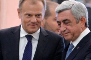 Serzh Sargsyan Received Today The President of the European Council