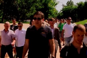 Саакашвили вернул народу пляж в Одессе