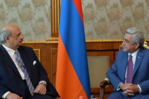 Ս. Սարգսյանն ընդունել է ՀՀ-ում Եգիպտոսի Արաբական Հանրապետության արտակարգ և լիազոր դեսպանին