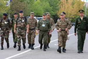 Многонациональная инспекционная группа Франции проводит  инспекцию на территории 
Армении