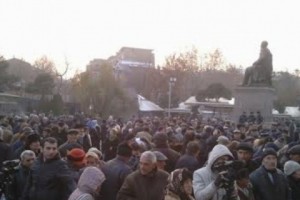 Ազատության հրապարակում կոչ արվեց պայքարել բռնապետական ռեժիմի դեմ