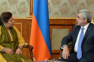 Armenian President Meets With UN Commission Head; Discuss Greater Cooperation