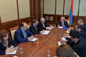 Նախագահը խորհրդակցություն է անցկացրել հայ-գերմանական տնտեսական 
համագործակցության օրակարգի հարցերի շուրջ