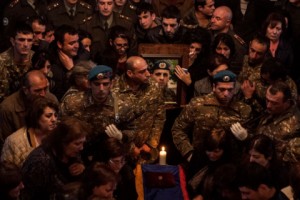 Requiem Service for Sasoun Mkrtchyan; Killed Two Days Ago in Artsakh