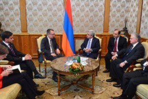 Նախագահն ընդունել է ՄԱԿ-ի Գլխավոր քարտուղարի քաղաքական հարցերով տեղակալ Ջեֆֆրի Ֆելթմանին