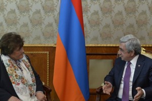 Սերժ Սարգսյանն ընդունել է Եվրոպայի տարածաշրջանի գրասենյակի ղեկավարին