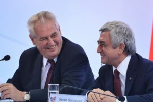 Հայաստանի և Չեխիայի նախագահները ներկա են գտնվել հայ-չեխական գործարար 
համաժողովի բացմանը