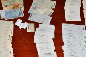 Over 1,000 Fake Auto Inspection Stickers Confiscated