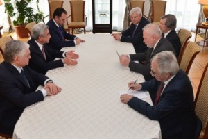 Սերժ Սարգսյանը հանդիպել է ԵԱՀԿ Մինսկի խմբի համանախագահներին
