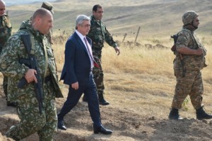 Սերժ Սարգսյանի աշխատանքային այցը Արցախ

