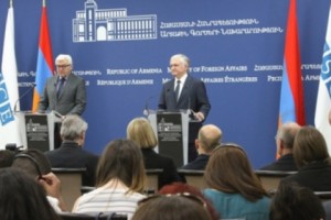 Remarks of Armenian Foreign Minister During the Joint Press Conference with Frank-Walter 
Steinmeier, Federal Foreign Minister of Germany and the OSCE Chairperson-in-Office