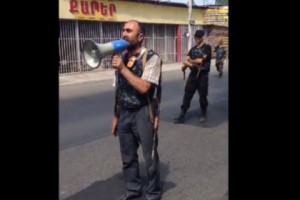 Video at Seized Yerevan Police Station: 'We will not leave without a fight'