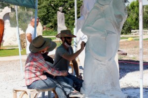 Visiting Artists Sculpting Symbols of Peace in Artsakh