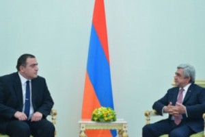 New Georgian Ambassador to Armenia Hands Credentials to Sargsyan
