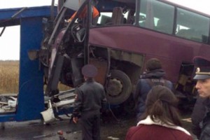 Организовано возвращение в Армению не пострадавших в ДТП пассажиров автобуса Москва-
Ереван