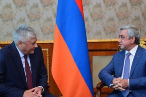  Սերժ Սարգսյանն ընդունել է ՌԴ ներքին գործերի նախարարին