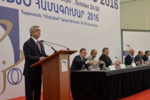 President Sargsyan Praises Armenian Jewellers at World Jewellery Conference