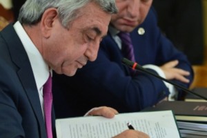 Սերժ Սարգսյանը ստորագրել է ԱԺ ընդունած մի շարք օրենքներ