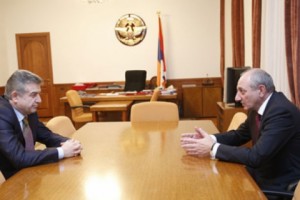 Կարեն Կարապետյանը և Բակո Սահակյանը քննարկել են տնտեսական 
փոխգործակցությանը վերաբերող մի շարք հարցեր