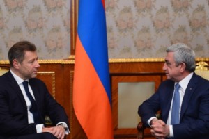 Президент Серж Саргсян принял новоназначенного французского сопредседателя Минской 
группы ОБСЕ Стефана Висконти
