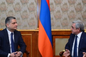 Սերժ Սարգսյանն ընդունել է ԵԱՏՀ կոլեգիայի նախագահ Տիգրան Սարգսյանին
