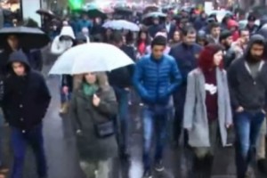 Марш протеста в Ереване в память о Приносящем хлеб