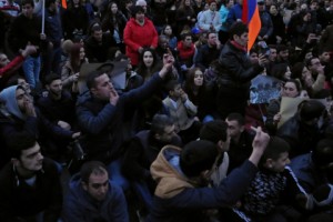 Yerevan: March to Commemorate the Death of Artur Sargsyan
