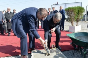 Президент присутствовал на церемонии закладки фундамента новой Ереванской ТЭС