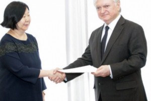 Մոնղոլիայի նորանշանակ դեսպանն իր հավատարմագրերի պատճենն է հանձնել արտաքին գործերի նախարարին