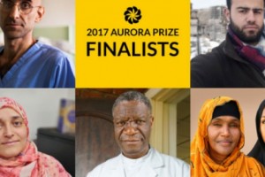  Пять финалистов премии «Аврора» были выбраны за поступки, вдохновленные состраданием к 
ближнему