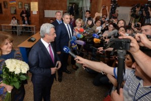 Սերժ Սարգսյանը մասնակցել է Երևանի ավագանու ընտրությունների քվեարկությանը
