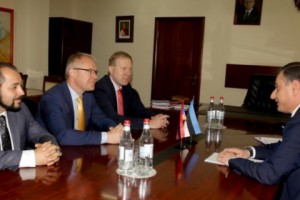 Արտակ Զաքարյանն ընդունել է Էստոնիայի խորհրդարանի ազգային պաշտպանության 
հանձնաժողովի նախագահ Հանես Հանսոյին