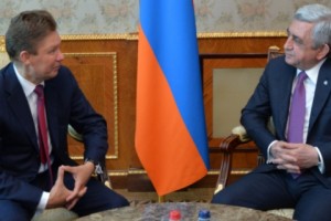Սերժ Սարգսյանն ընդունել է Ալեքսեյ Միլլերին