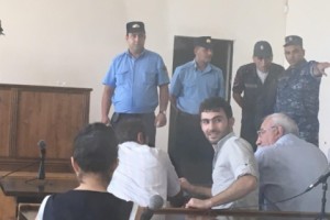 Yerevan - Sasna Dzrer Trial: Defendants Removed from Courtroom for Improper Conduct