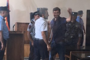 Yerevan: Sasna Dzrer Trial Continues with Shouts of “Happy Birthday Aram”