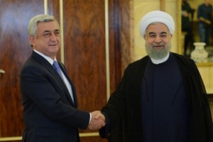 Президент Серж Саргсян встретился с Президентом Ирана Хасаном Рохани