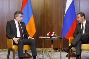 Карен Карапетян и Дмитрий Медведев обсудили вопросы повестки дня армяно-российского 
сотрудничества

