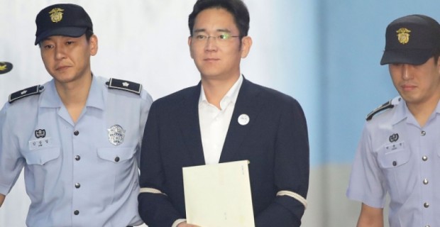 Samsung Heir Jailed for Five Years in South Korean Corruption Scandal
