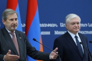 Statement of Foreign Minister of Armenia Edward Nalbandian on the outcomes of negotiations with EU 
Commissioner for Enlargement and European Neighbourhood Policy Johannes Hahn