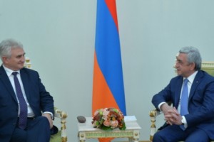 Президент принял председателя Сената парламента Чехии Милана Штеха
