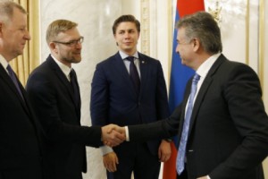 Կարեն Կարապետյանն ընդունել է Լիտվայի Հանրապետության կառավարական պատվիրակությանը