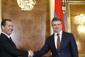 Կարեն Կարապետյանը և Դմիտրի Մեդվեդևը քննարկել են հայ-ռուսական 
համագործակցության զարգացման հեռանկարները