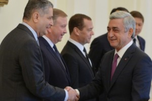 Սերժ Սարգսյանն ընդունել է Եվրասիական միջկառավարական խորհրդի անդամներին