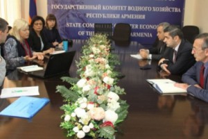Ջրային տնտեսության պետական կոմիտեի նախագահն ընդունել է Համաշխարհային բանկի փորձագետների պատվիրակությանը