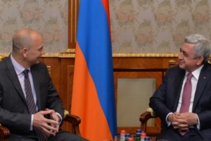 Սերժ Սարգսյանն ընդունել է ՏՏ ոլորտում համաշխարհային ներդրման համար Հայաստանի նախագահի 2017թ. մրցանակակրին