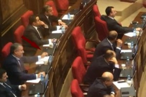 Նահապետ Գևորգյանը քվեարկում է Աշոտ Արսենյանի փոխարեն (տեսանյութ)