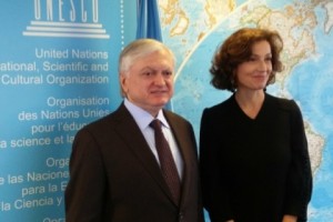 Էդվարդ Նալբանդյանը ՅՈՒՆԵՍԿՕ-ի գլխավոր տնօրենի հետ քննարկել է մի շարք հարցեր